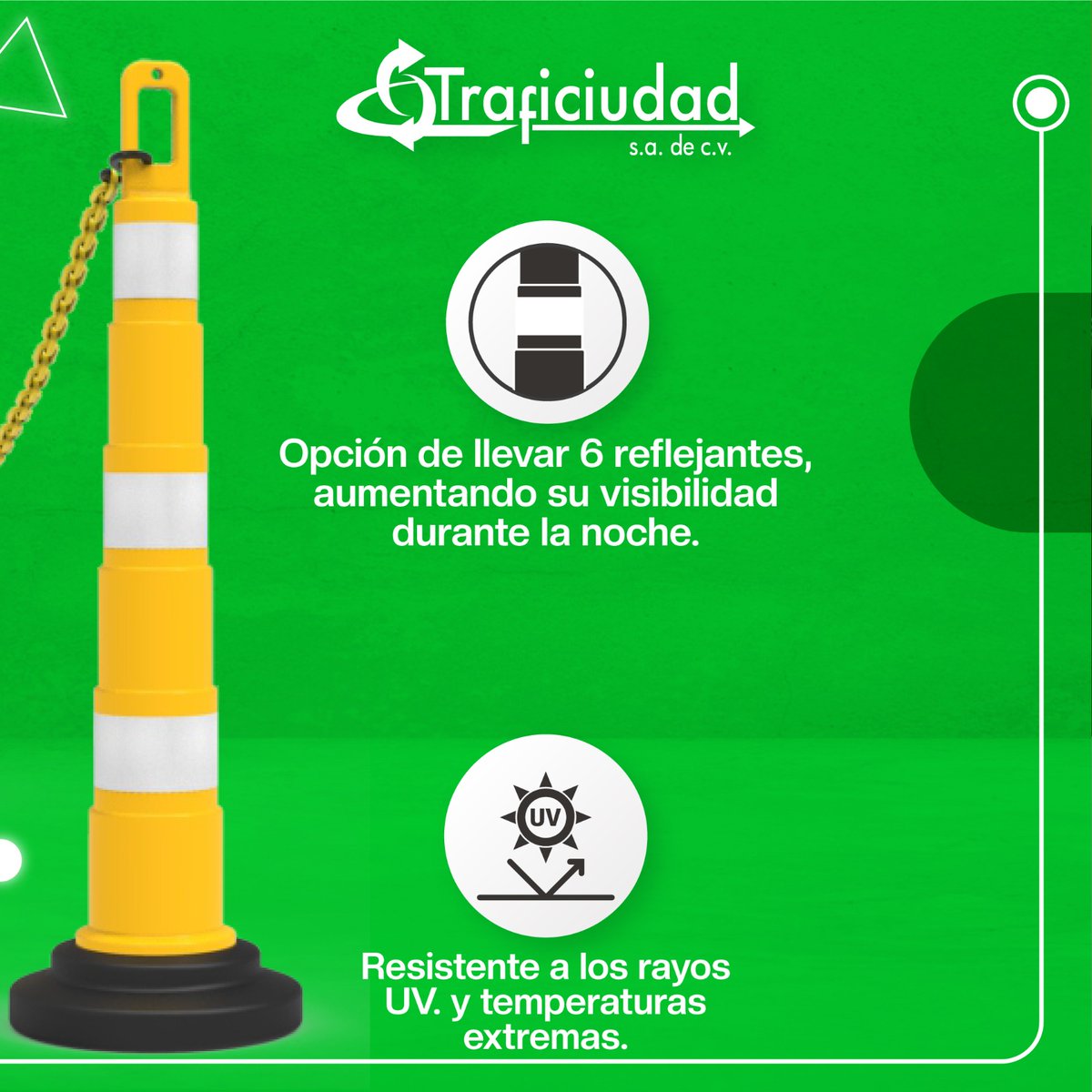 traficiudad's tweet photo. Empleada para poder #restringir zonas de #obra⚠ o #confinar carriles🛣, de buena estabilidad y de gran #altura para que no pase desapercibida por los #conductores. #SeguridadVial #Seguridad #CallesSeguras #Croacia #FelizLunes #Modric #Chiapas #Automovilistas #Carreteras #EdoMéx https://t.co/XlzECLXHNG