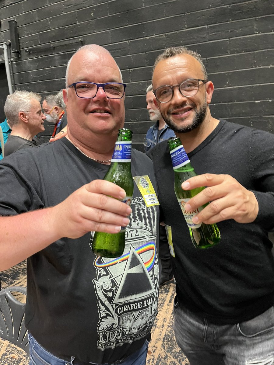 Well he couldn’t resist a pic with us .. so we let him :) <a href="/jamiebaulch/">jamie baulch</a> supported our first nuns on the run rally … good to see you tonight :)