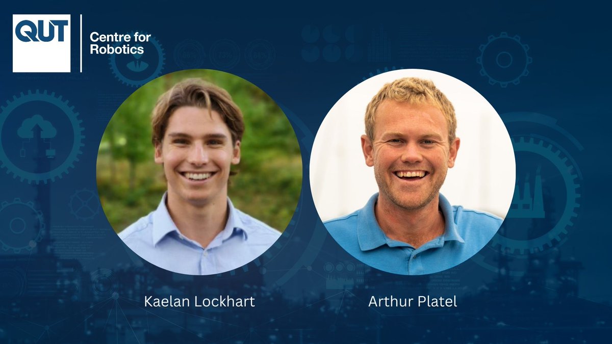 QUTRobotics's tweet image. Welcome to our two most recent new students Kaelan Lockhart and Arthur Platel! Both are working with our Chief Investigator Felipe Gonzalez on their #PhDs.

Welcome to @QUTRobotics! 

#newstarter #PhDstudy #robotics #study #QUT