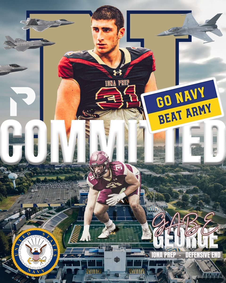 Congratulations to 2025 DL/Captain Gabe George on his commitment to <a href="/NavyFB/">Navy Football</a>. <a href="/_CoachNew/">🇺🇸 Brian Newberry ⚓️</a> <a href="/JMacDonald_Navy/">Jason MacDonald</a> <a href="/KDJmedia1/">Kevin Devaney Jr.</a> <a href="/lohudsports/">lohud sports</a> <a href="/hoopsmbd/">Mike Dougherty</a> <a href="/erapay5/">Eugene Rapay</a> <a href="/HSFBamerica/">High School Football America</a> <a href="/LemmingReport/">Tom Lemming</a> <a href="/PrepRedzoneNY/">Prep Redzone New York</a> <a href="/NYCHSFL/">NYCHSFL</a> <a href="/Joespags12/">Coach Joe Spagnolo</a> <a href="/vinnysullivan77/">Sullivan Sports Performance</a> <a href="/CoachMoffitt/">Michael Moffitt</a> <a href="/PatGallojr/">Coach Pat Gallo</a> <a href="/prospectnys/">Prospect NYS</a> #IPPD4SA