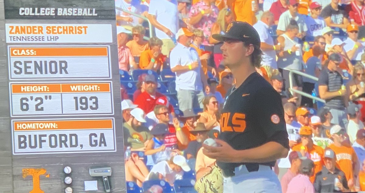 J_Ray03's tweet image. From signing day ➡️ Covid shortened senior season ➡️ to a role player ➡️ SEC Champion ➡️ National Champion! 
An elite competitor!  
One of the best teammates I’ve ever coached,  an outstanding player, and an even better person!
Congrats 🏆
 @Zander_Sechrist @Vol_Baseball