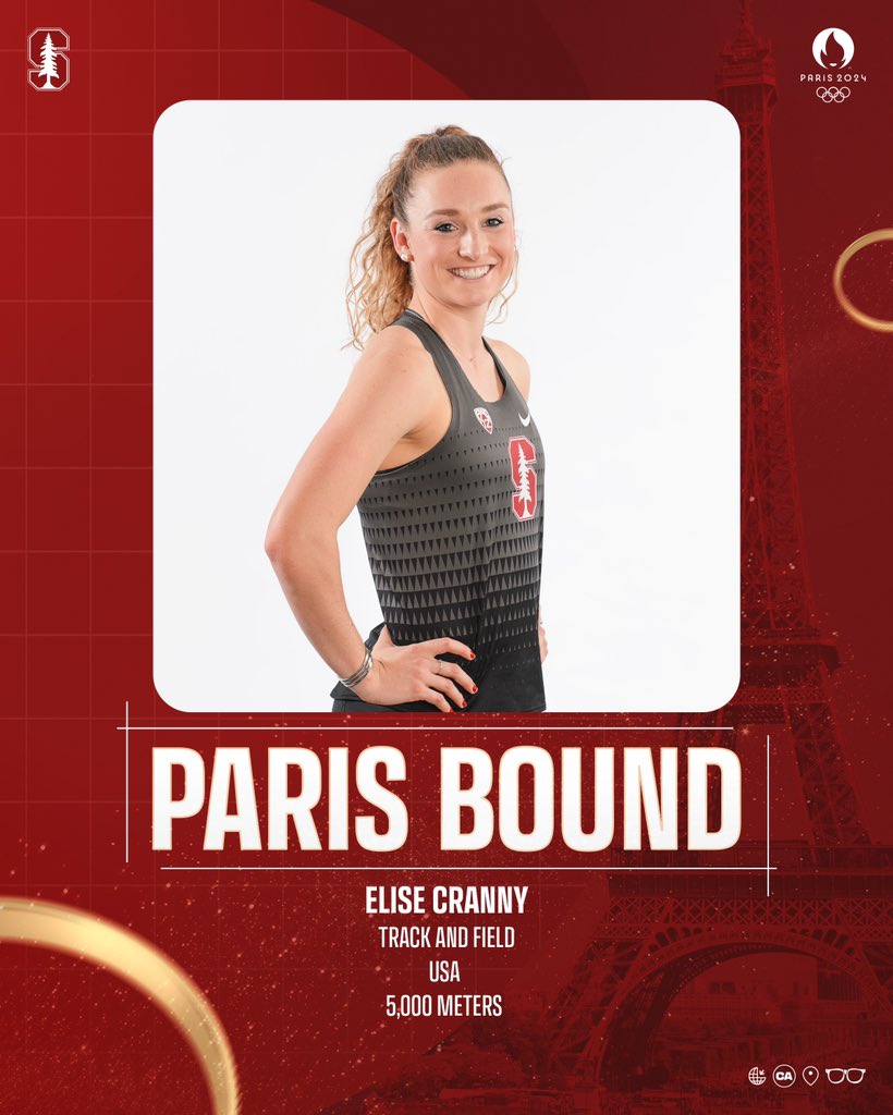 So proud of Elise Cranny!! She makes her second Olympic team!!

#GoStanford