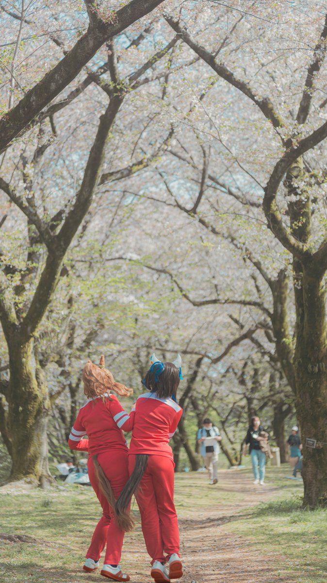 adayinthedream's tweet photo. ※cos ウマ娘/パーマー&amp;ヘリオス

一緒だと楽しさ2倍🌸✌️

photo #254Cos https://t.co/tmkDDb5BQ6