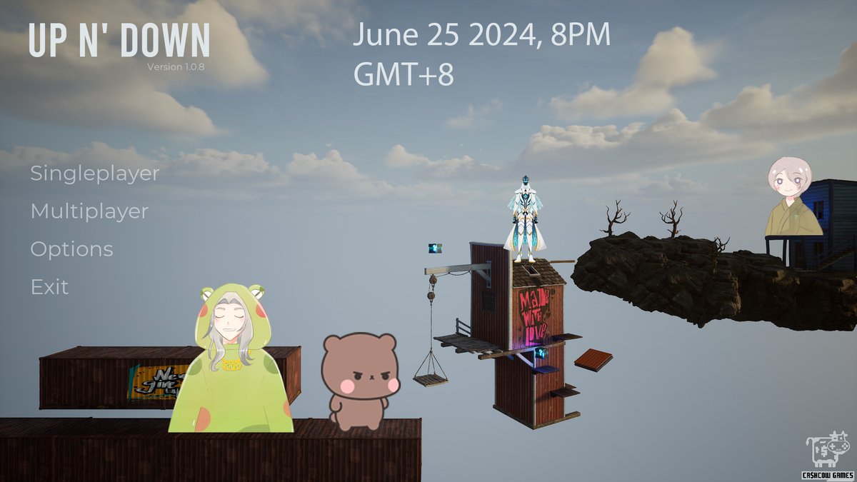 FreezeReaper's tweet photo. Menace will be having a Up N' Down Collab. We will be going up against each and see who will reach the end of the map or who ever reach the furthest in the map. See you guys there tonight 8PM GMT+8. Links below in the comments

#ENVtuber #PHVtuber #VtuberUprising https://t.co/swEnw4fAhV