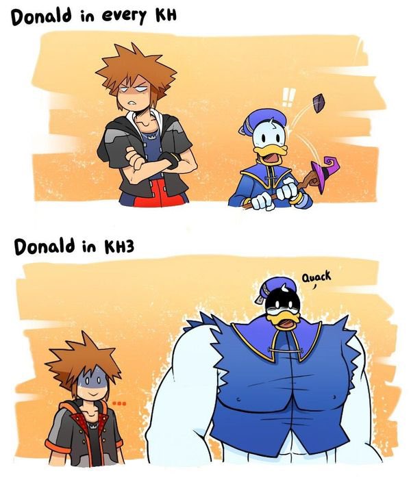 DarkRaven866's tweet photo. Facts 😂😂 #KHonSteam #Contest #kingdomhearts3 #donaldduck https://t.co/pKBTce0pUv