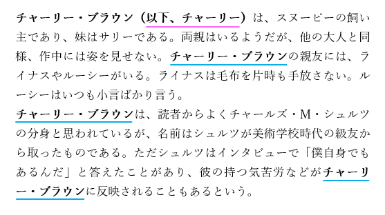 文章中に出てくる長い名称を「以下 」と略すことがありますが、省略形が一切出てこないという間違いを初めて見ました。今までたまたま出合ってこなかっ ...