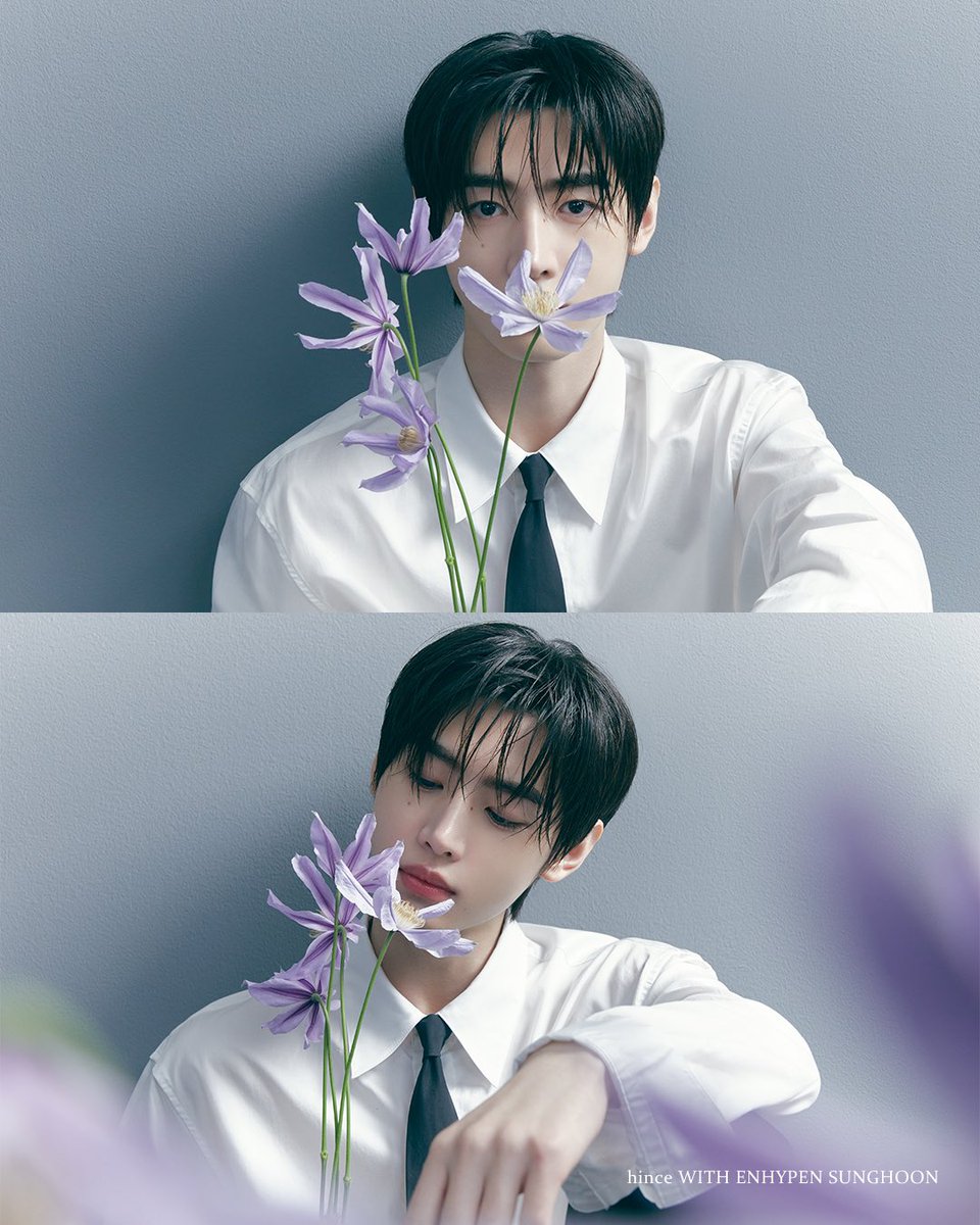 hoonnlatte's tweet photo. i'm so happy that hince chose sunghoon to be the muse and the ambassador 🥹 this is such a great opportunity for him.. https://t.co/W1UeqcOzU0