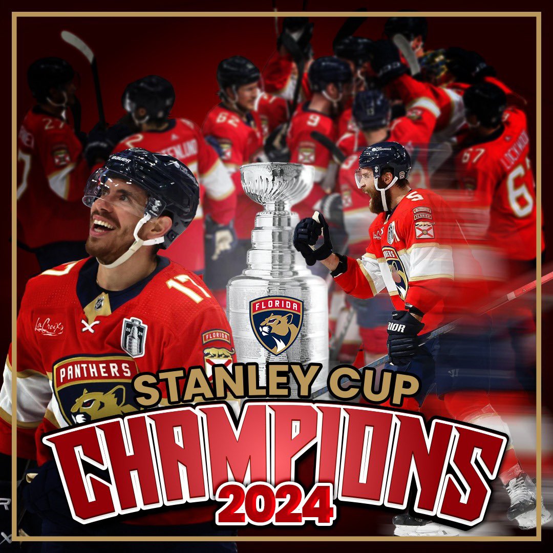 History Made! 🏆 The Florida Panthers capture their first-ever Stanley Cup Championship!🥅🏒🙌| #OiDSports #ONLYinDADE #ONLYinBROWARD #NHL #StanleyCup #Champions