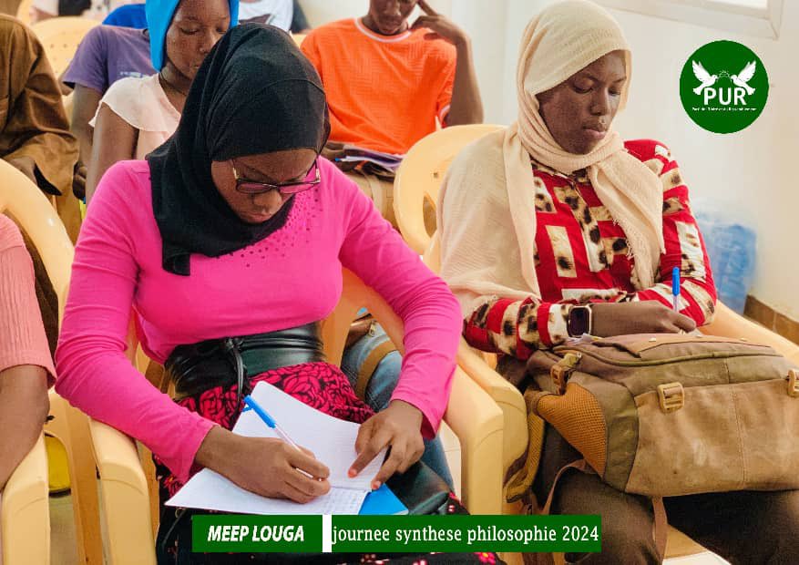 Meep_national99's tweet image. Retour en images sur la journée de #SYNTHÈSE en #PHILOSOPHIE offerte par le #Mouvement_des_Élèves_et_Étudiants du #PUR aux candidats du #bac du #département de #Louga, ce dimanche 23 juin 2024 à la grande salle de la Mairie.

Ensemble, Marchons pour une éducation de qualité !