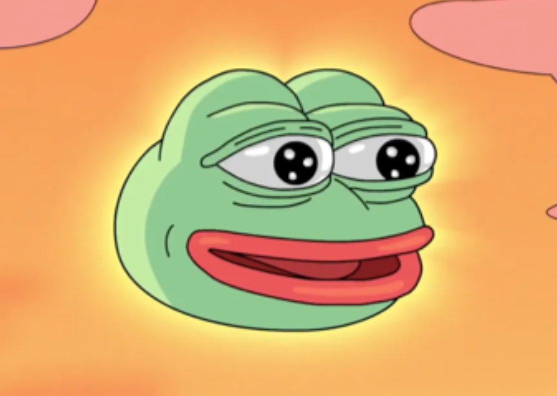 “Look! It’s the truther frog” - (my wife) 
Vamanos $pepe !!