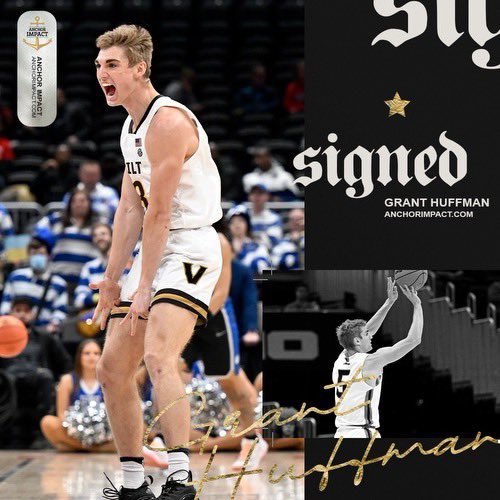Grant Huffman (@granthuffmann) on Twitter photo Beyond excited to wear the <a href="/AnchorImpact/">Anchor Impact</a> badge and represent <a href="/VandyMBB/">Vanderbilt Men's Basketball</a>! Every step is for our supporters. Commodore Nation, join us by visiting AnchorImpact.com.
#AnchorImpact ⚓️ #AnchorDown Beyond excited to wear the <a href="/AnchorImpact/">Anchor Impact</a> badge and represent <a href="/VandyMBB/">Vanderbilt Men's Basketball</a>! Every step is for our supporters. Commodore Nation, join us by visiting AnchorImpact.com.
#AnchorImpact ⚓️ #AnchorDown