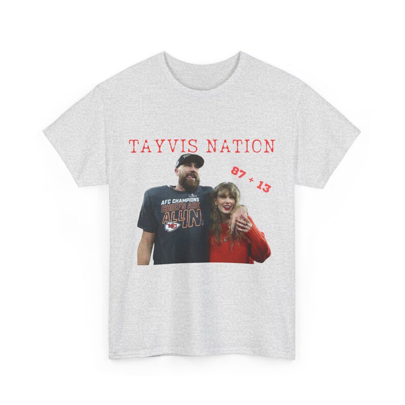 lavenderdes13's tweet photo. TAYVIS NATION, still swooning over yesterday? We are!

New Tayvis shirt available now until stock runs out! Free shipping! 🏈 🎶 
https://t.co/13u5CyNoOy https://t.co/yTT67ZT9Iq