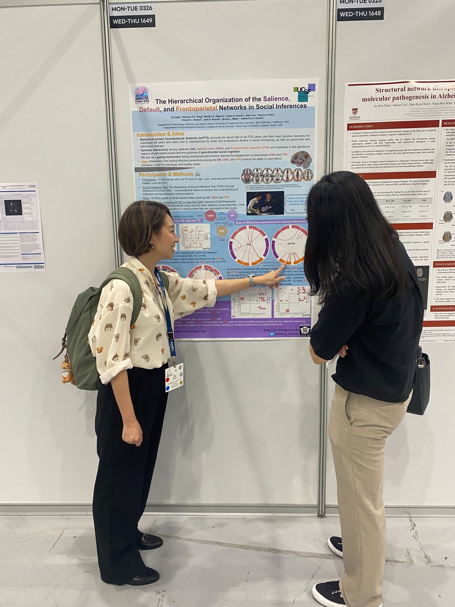 Rankin Lab (@rankin_lab) on Twitter photo The incredible <a href="/Sherry_YuChen/">Sherry Chen</a> presenting her poster on "The Hierarchical Organization of the Salience, Default, and Frontoparietal Networks in Social Inferences" in Seoul, Korea at #OHBM2024 The incredible <a href="/Sherry_YuChen/">Sherry Chen</a> presenting her poster on "The Hierarchical Organization of the Salience, Default, and Frontoparietal Networks in Social Inferences" in Seoul, Korea at #OHBM2024