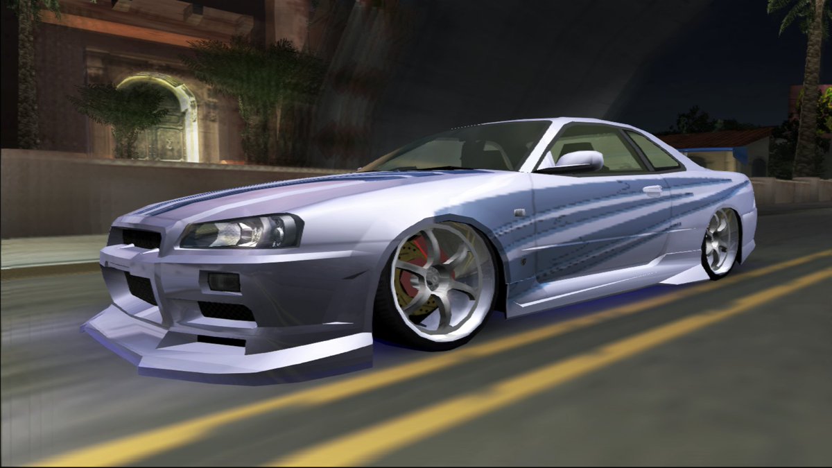 salvianosilva's tweet image. Fiz o Nissan Skyline do Brian no Need for Speed Underground 2 #PCSX2