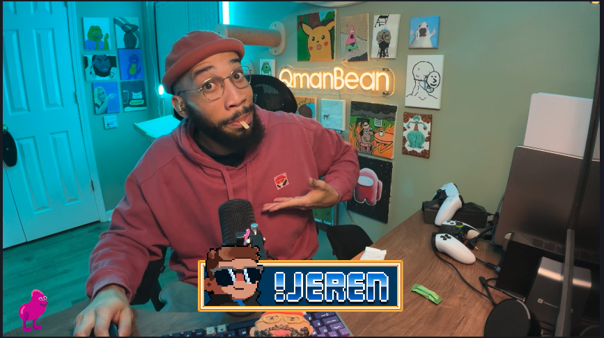 qmanbean's tweet photo. we live doin a tier 3 commission for the most WONDERFUL @LaniPinatie, along with a little.. Elden Ting? Pull up!

Also, check out the panel that @jerendraws made for my digital billboard!

Annnnnd you can have a little qman patch of your own! Curious how?

https://t.co/rHgnttBiM3 https://t.co/Me9ea0xLX6