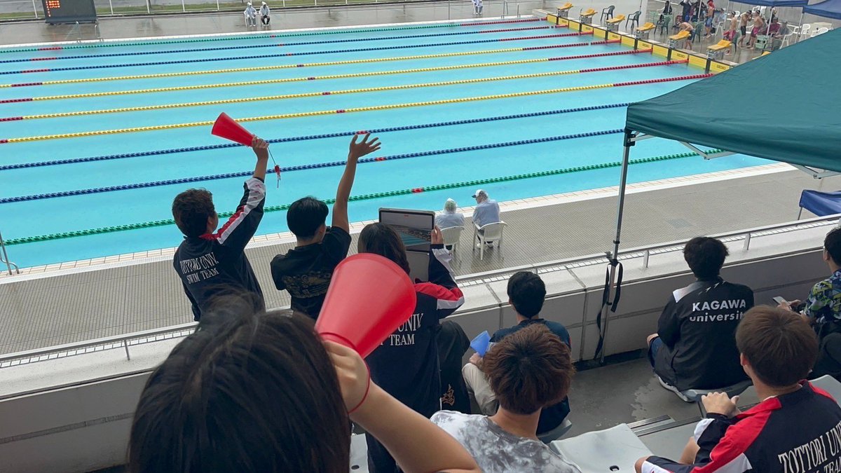 2024.06.22･23 
中四国学生水泳選手権

前日入りを含め3日間の遠征、一同よく頑張りました！

今大会では
吉田すずな
岡本大翔
鈴木洸之介
石濱和輝
他1名がPBを更新しました！
今大会で全国公派遣標準タイムを切った選手もいます㊗️

引き続き気を引き締めて頑張ります🔥

#鳥大水泳部 #鳥取大学