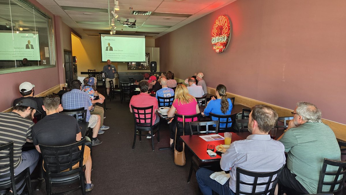 MNblockchain's tweet image. LIVE look at @OliverZerhusen presenting @_cryptopols. This fantastic website tracks crypto sentiment from all members of Congress, the bills they vote on, and candidates for election this fall!

Check it out, and come out to our next Spotlight Meetup July 22 at @FrankiesPizza!