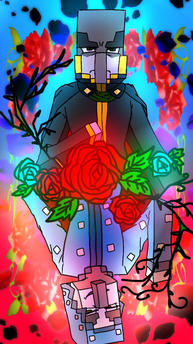 Phantom64000704's tweet photo. 「Polar Prince」
クロージャとフェアリアーの兄弟イラストを5億年ぶりに描きました😇
正反対な我が家の表と裏のプリンスです
枯れた茨の伸びる兄と生きた茨を纏わせる毒々しさにも兄弟の似て非なる性質を表現
#氷柱宅の集い #狂気の館 #Closure #Failure #Illager #Evoker #Illusioner https://t.co/TB6sU1OPSp
