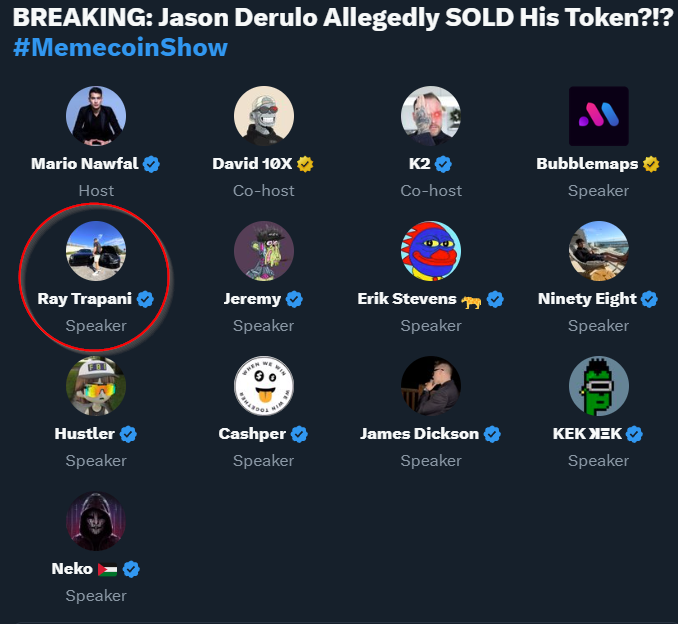 Guruleaks1's tweet photo. State of the Celebrity Shitcoin Market
#Bitconned
@raytrapani @jasonderulo
#crypto #btc https://t.co/jQTCkIHbD4