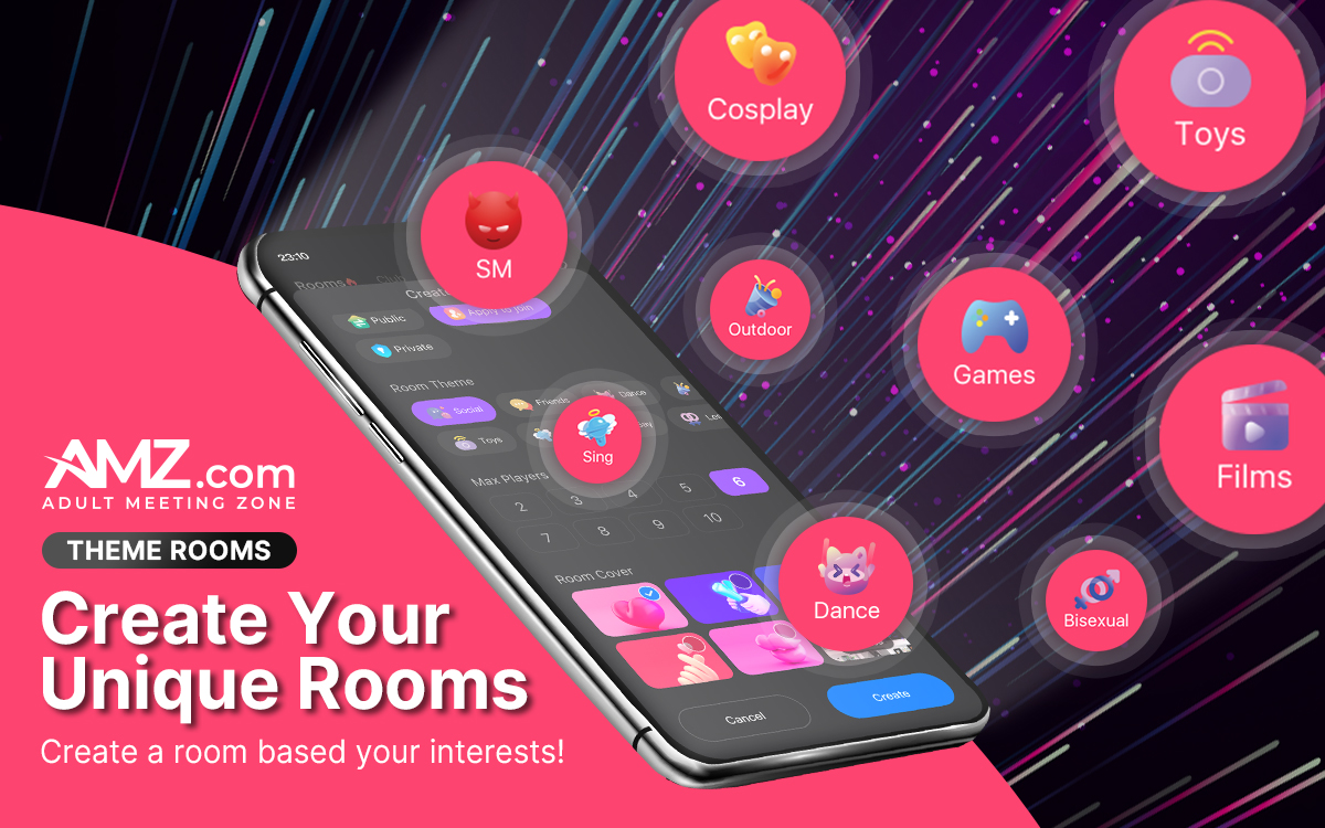 TheAMZofficial's tweet image. Create your own unique themed rooms and connect with others!
#CustomRooms, #InteractiveFun, #SocialVibes, #amz, #amzmall