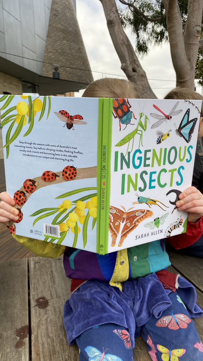 Woohoo it’s publication day for Ingenious Insects!  An early childhood picture book that celebrates wonderful and weird Australian insect species. Out now. Published by <a href="/AffirmPress/">Affirm Press</a> 
<a href="/kateumbers/">Dr Kate Umbers</a> <a href="/invertsau/">Invertebrates Australia 🪲</a> <a href="/EuanRitchie1/">Prof. Euan Ritchie (@euanritchie.bsky.social)</a>