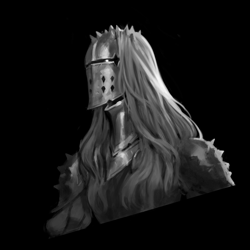 Playing with some new brushes, been a while since i painted like this.