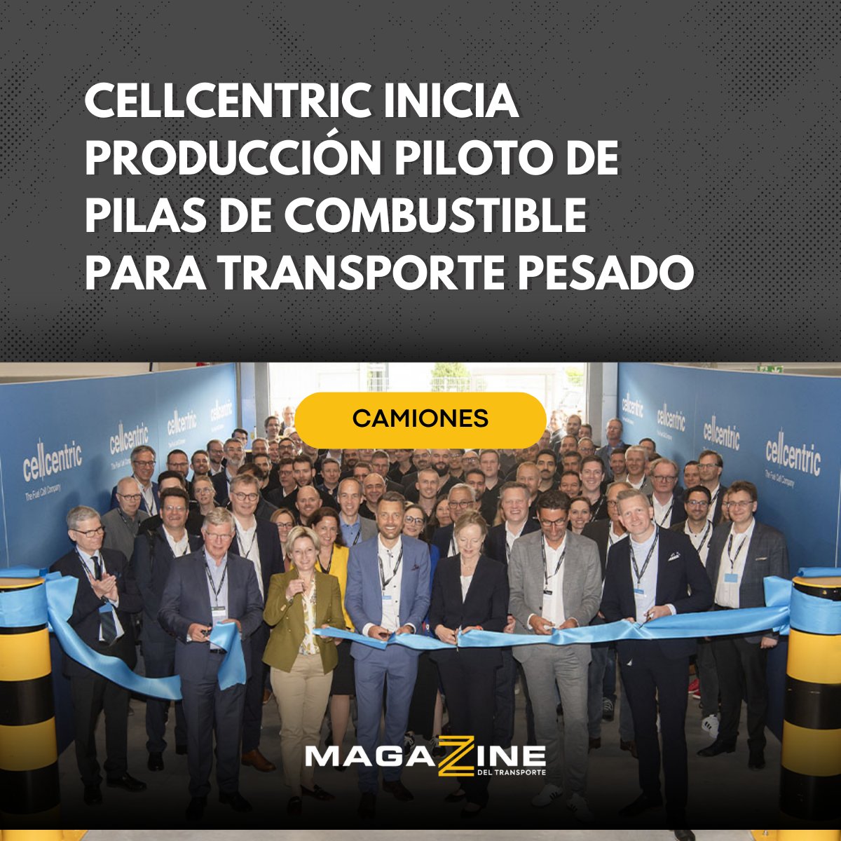 MagazzineTransp's tweet image. #Cellcentric inaugura su planta piloto de producción de pilas de combustible en Alemania, avanzando hacia un transporte pesado sostenible y neutro en CO₂. Un paso importante para la industria. 🌱🚚 #MagazzineDelTransporte

tinyurl.com/yc3tyra2