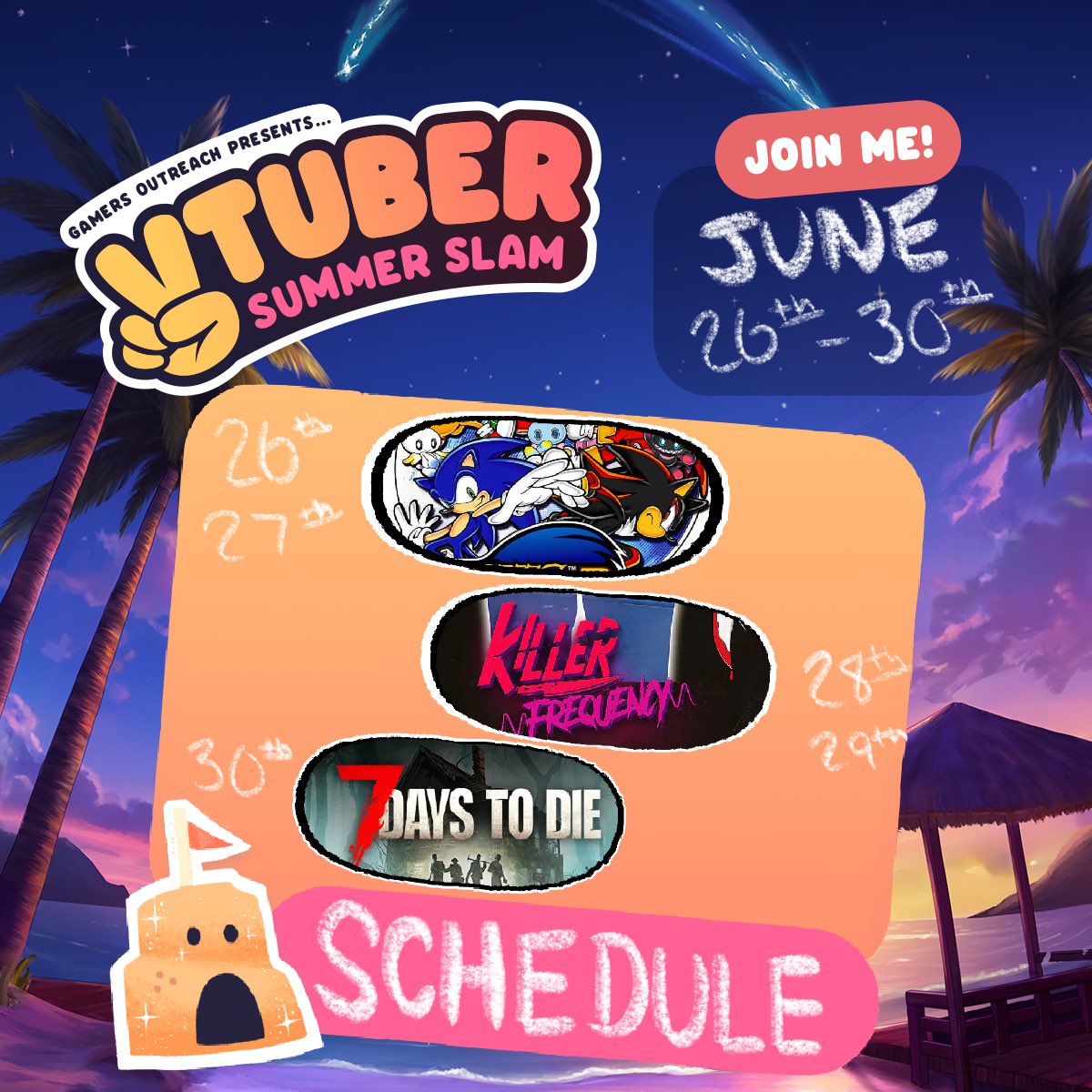 Grayzlibear's tweet image. Here’s the schedule for the week, first we have childhood nostalgia, then some murder mystery/suspense, then we have some fun times with the partners to round things up with Twitch Integrated 7 Days to Die! #VTSS24 #GamersOutreach