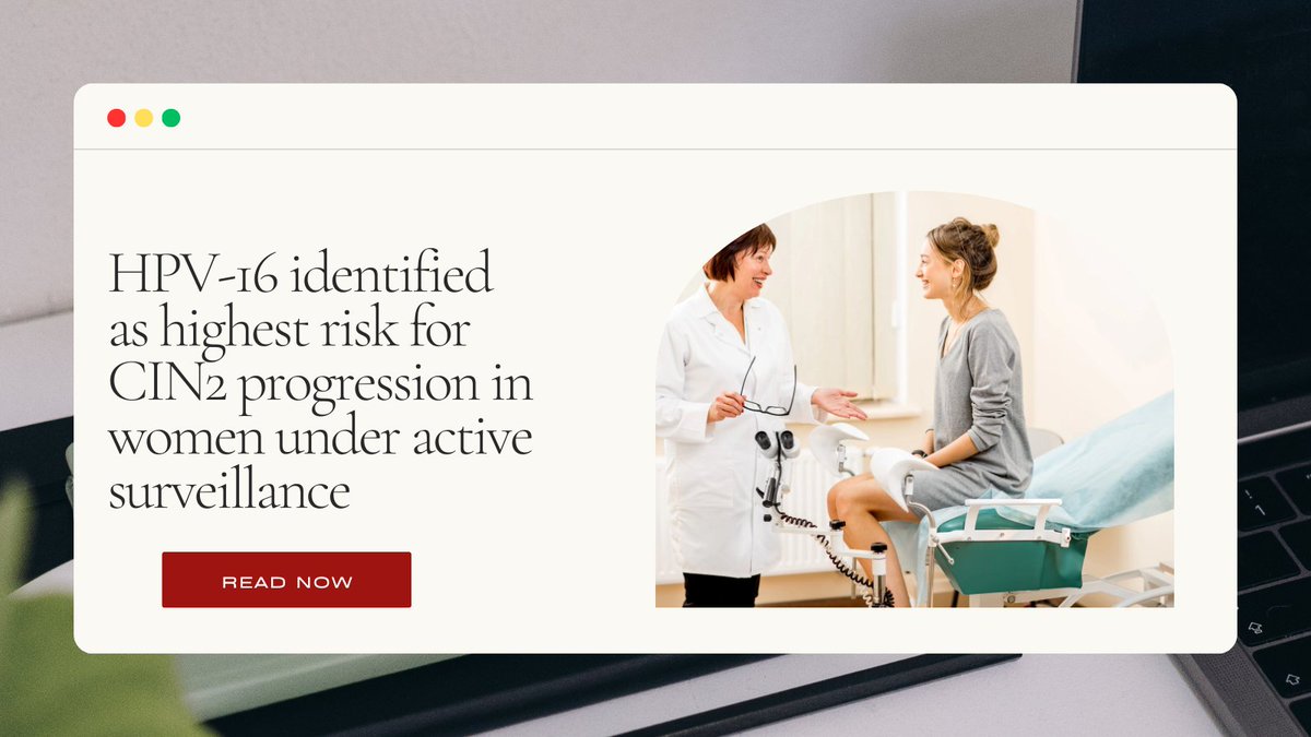 ContempOBGYN's tweet image. A study from @AarhusUni_int found HPV-16 poses the highest risk of #CIN2 progression to ≥CIN3. HPV genotyping is recommended for identifying high-risk cases and improving clinical outcomes. #CervicalHealth #HPVResearch

Read more: contemporaryobgyn.net/view/hpv-16-id…
