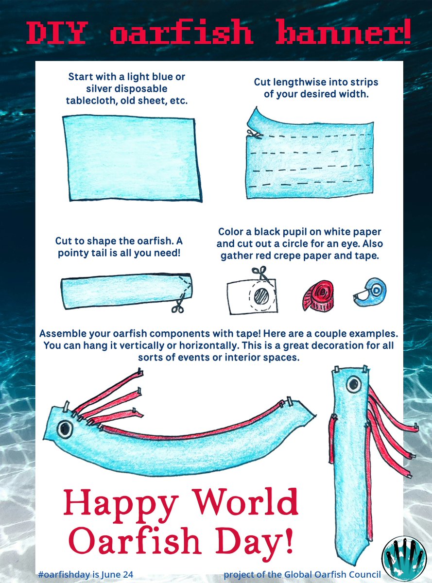 OarfishCouncil's tweet photo. An easy DIY for #oarfishday! https://t.co/mvpTqTHMRn