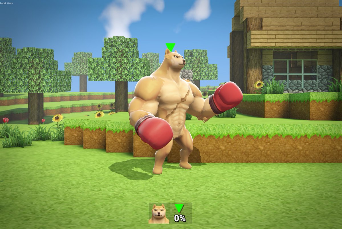 Se siente raro usar el minecraft que hice hace un año para crear el mapa del smash