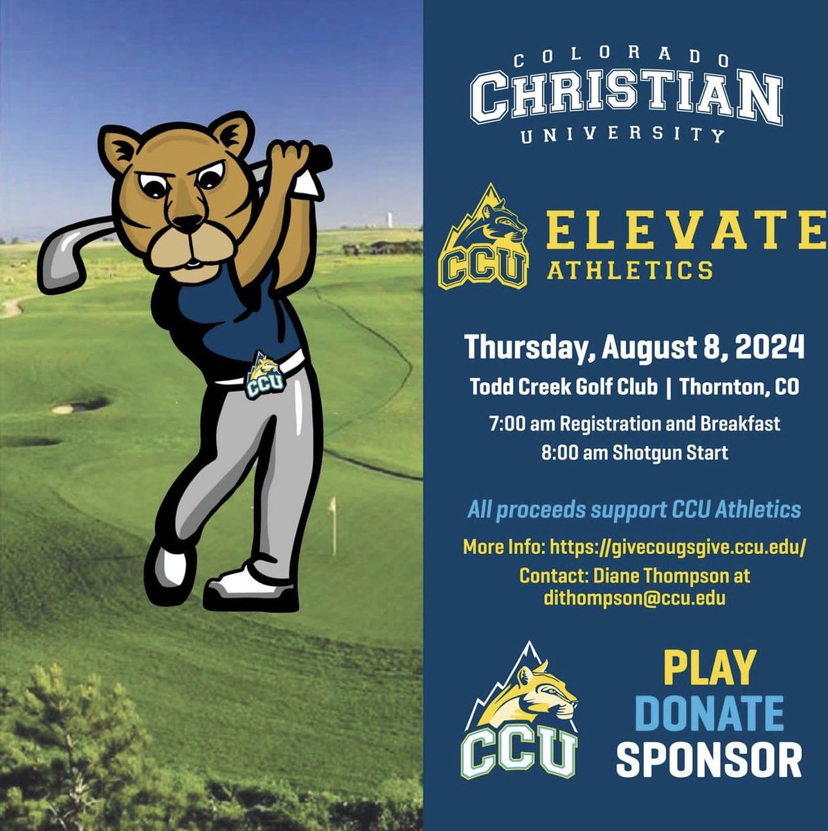 Please help our program make a #RUN4RMAC title, by play donate or sponsor in our golf tourney!! Any amount helps!! #faithfamilybaksetball 💛💙🐾🏀
Click link below👇🏼
givecougsgive.ccu.edu/pages/ccu-golf…