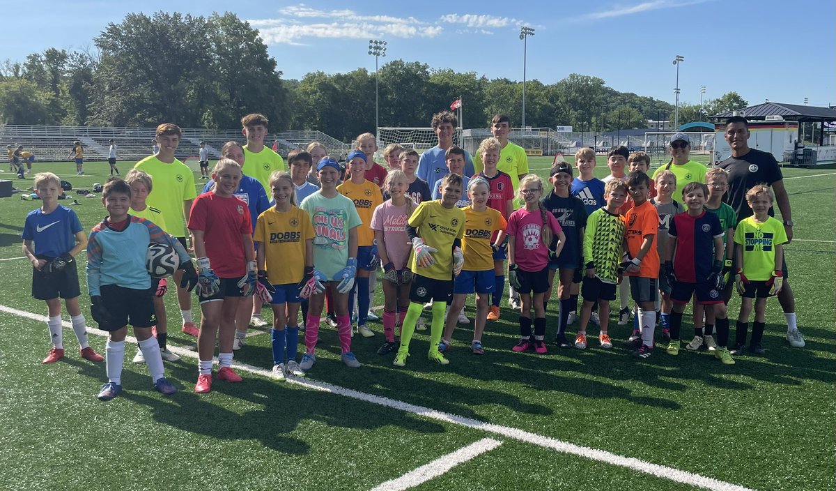 Summer @scottgallaghersc GK Camps have begun! They continue into late July! The objectives are always the same -- Learning 🧠 Hard Work 💪🏻 and Fun 🤪! Enjoy your week GKs! 🧤⚽️🧤