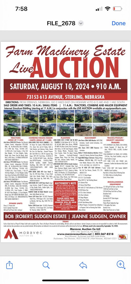 My late father in law’s immaculate line of equipment