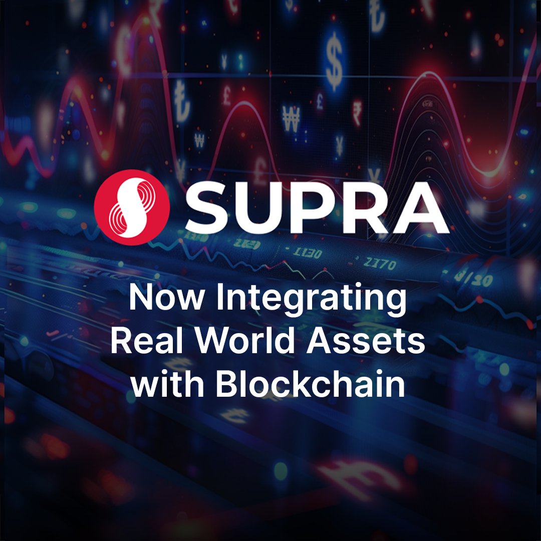 Our Oracles now support RWAs.

Including FOREX, equities, commodities, and more.

With the launch of our Real World Asset price feeds, Supra continues to play an instrumental role in blockchain’s transformation of financial markets.

In collaboration with <a href="/plumenetwork/">Plume</a> and