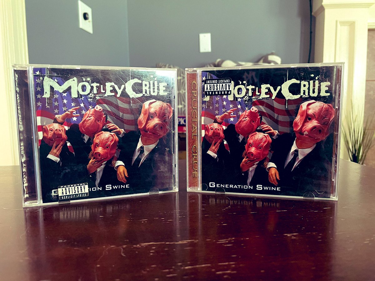 realSamGoodie's tweet photo. #NowPlaying…
Motley Crue - Generation Swine
Released #OnThisDay 27 years ago (June 24, 1997)
#MotleyCrue #GenerationSwine @MotleyCrue #CDCollection #CDCommunity #VintageAudio #NowSpinning #OTD 📀 https://t.co/pwi1iRIG9R