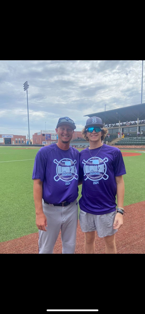 Bartlesville Bruin Baseball (@bartlesvillebsb) on Twitter photo We had two of our guys representing us at the <a href="/Okstategames/">Oklahoma State Games</a> !!
Coach Price had the opportunity to coach <a href="/BarrettMerciez/">Barrett Merciez</a> one more time this year and he went 3 innings with 1 hit, 0 walks, and no runs!! We had two of our guys representing us at the <a href="/Okstategames/">Oklahoma State Games</a> !!
Coach Price had the opportunity to coach <a href="/BarrettMerciez/">Barrett Merciez</a> one more time this year and he went 3 innings with 1 hit, 0 walks, and no runs!!