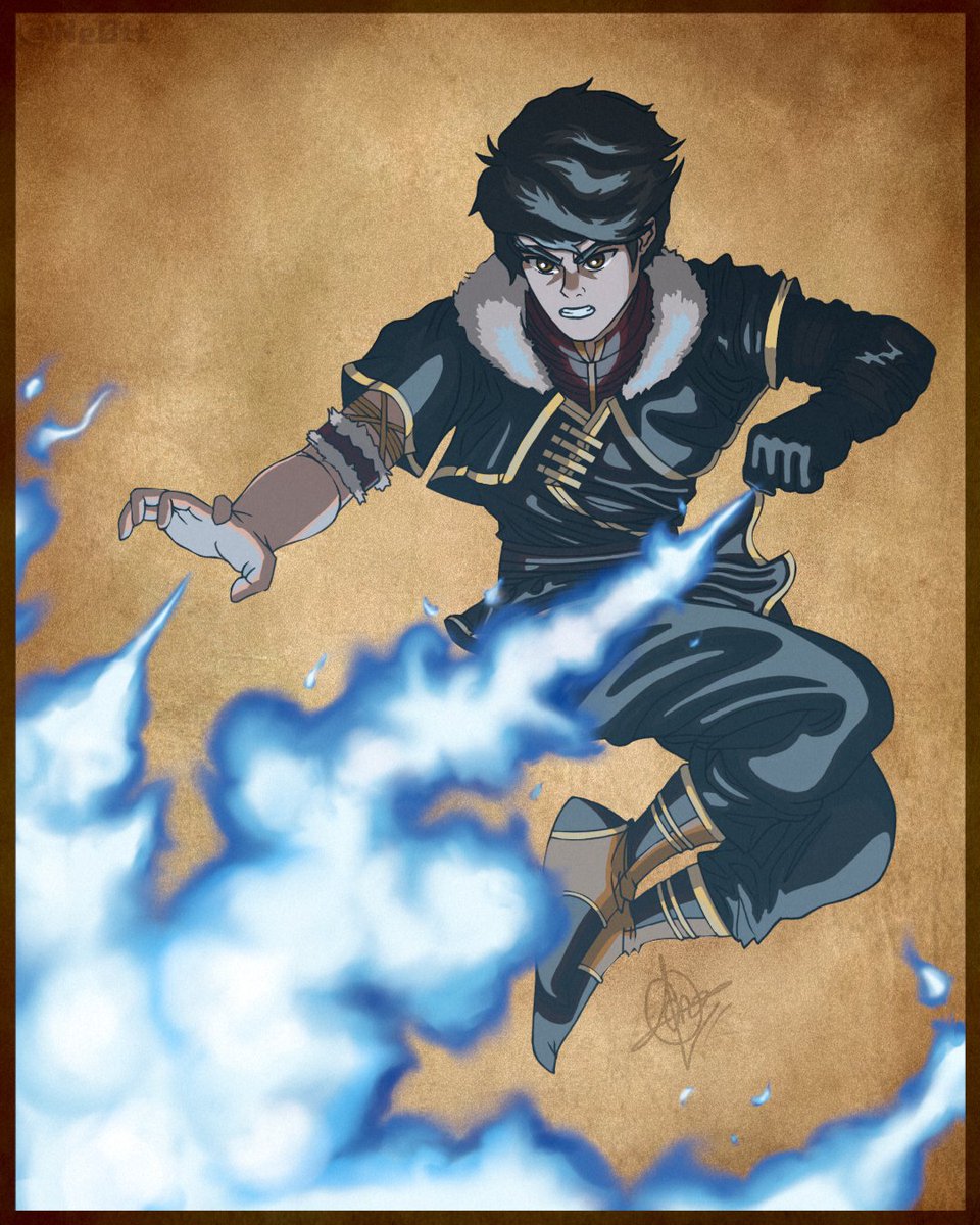 NeOtt__'s tweet photo. Dibujo de @Natalan_ si fuera un maestro fuego de Avatar 🔥
#natalanfanart https://t.co/t6ci0qYSA4