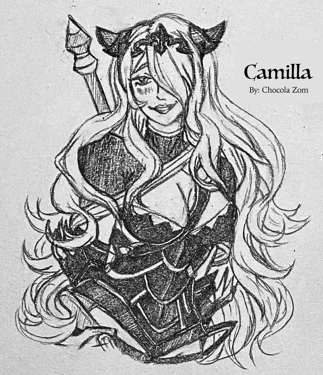 I drew a Sketch and a Digital drawing of Camilla✨
#FireEmblem #sketch #fanart #digitalart #illustration #FireEmblemFates #CamillaFE
