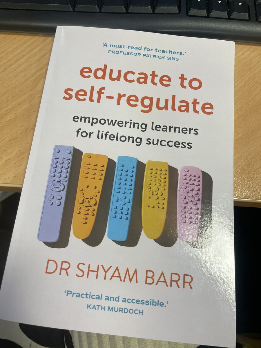 maxine_galante's tweet image. Hot off the press! My next read is now in my hands. Can’t wait to get stuck in this evening. #selfregulate #selfregulatedlearning @shyambarr