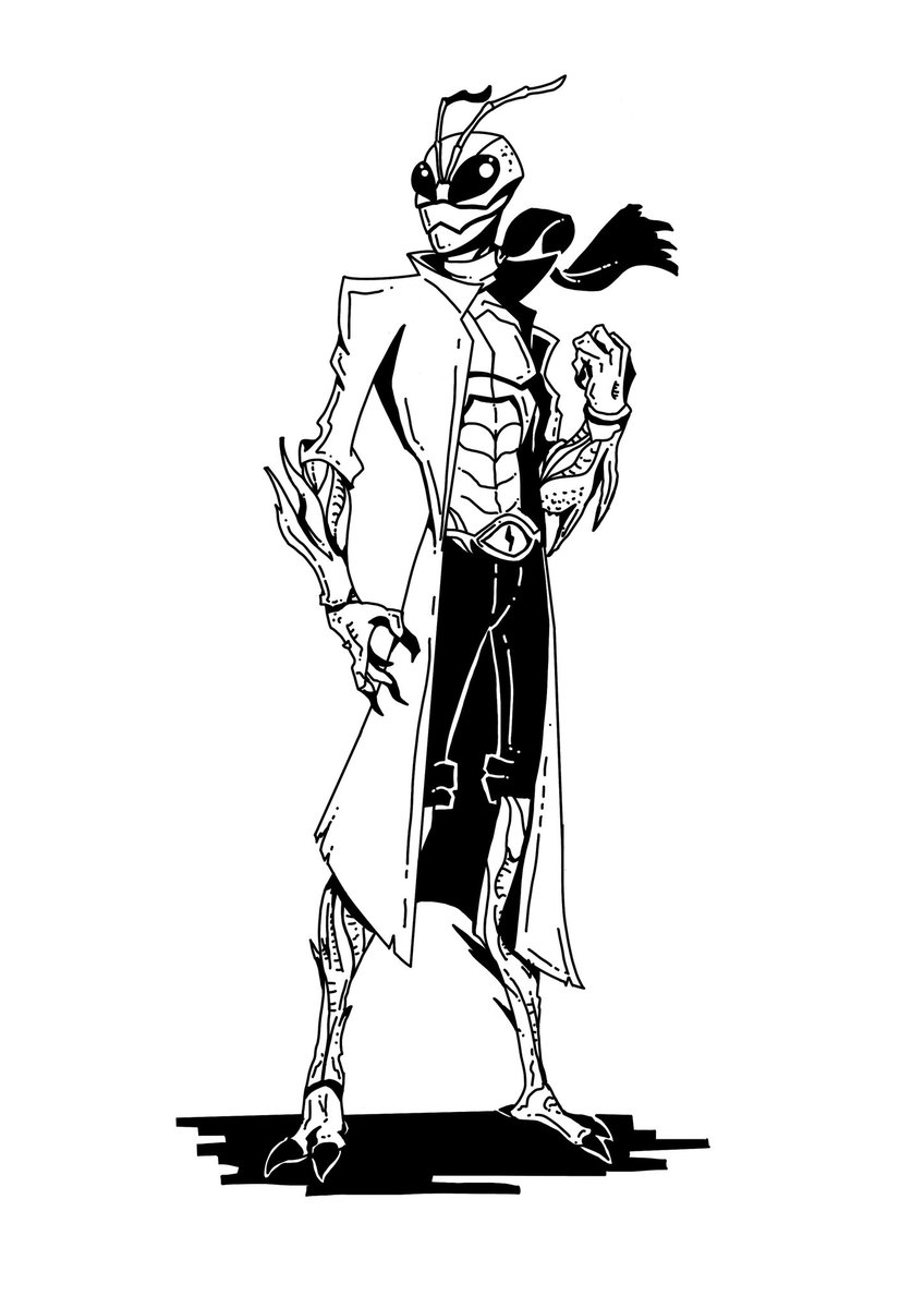 Mais um herói caminha por Arton! Ren Kaminaga, o Lutador Rubro. Arte feita para <a href="/mnm_vi/">Eu Vi 🍉</a> #Tormenta20 #RPG