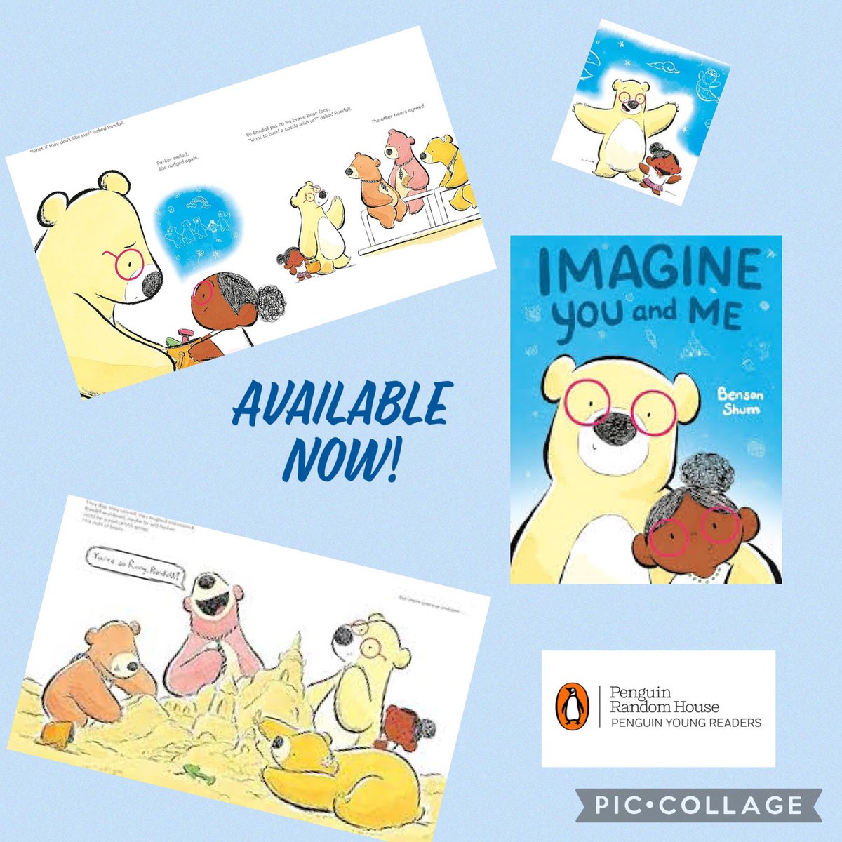 Thx to a giveaway from <a href="/viviankirkfield/">Vivian Kirkfield</a>, I received a copy of <a href="/bshum79/">Benson Shum</a> sweet picture book about a bear &amp; his imaginary human friend &amp; what happens when new friends can’t see her! Wonderful story &amp; beautiful illustrations.