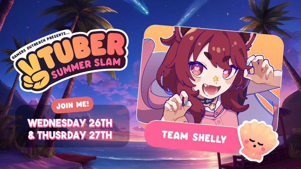 🔆 I'm gonna be partipating in #VTuberSS2024 this week! 
I'm gonna be mostly drawing (sinceIgotwork) but the goals are some fun ones :^D

I might play games too!