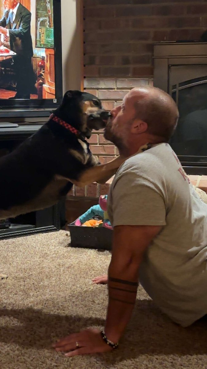 I know, I know....it's not Downward Dog, but Mia does love it when I do Cobra pose.