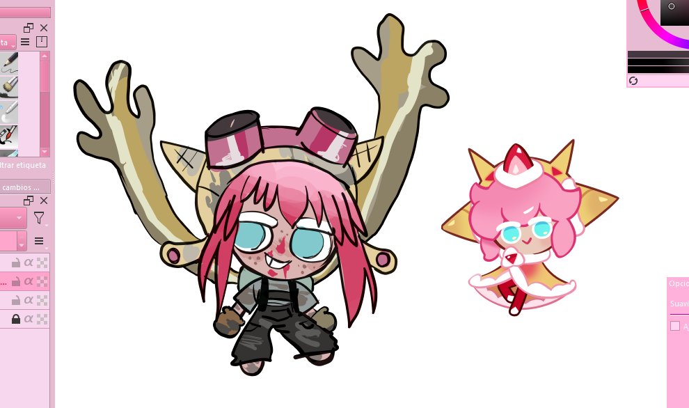 strawberry crepe in my AU is so diff from the canon version lol