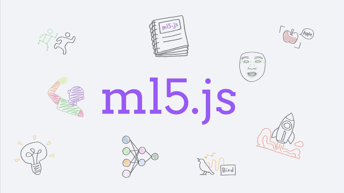 ml5js's tweet image. Happy to announce that ml5.js 1.0.1 is now here! Faster models, new website,more accessible and more begginer-friendly than ever. Go to ml5js.org to learn everything about it. And remember: feedbacks are always welcome! :)