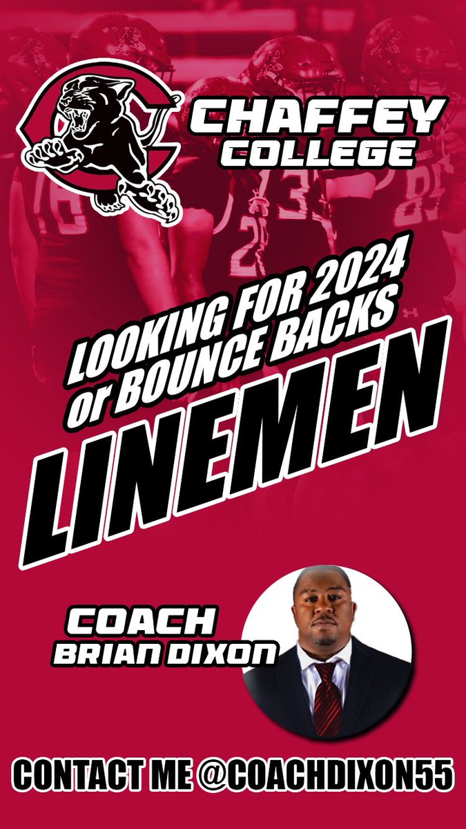 👀👀👀 we still have room My inbox is always open <a href="/ChaffeyFootball/">Chaffey Football</a>