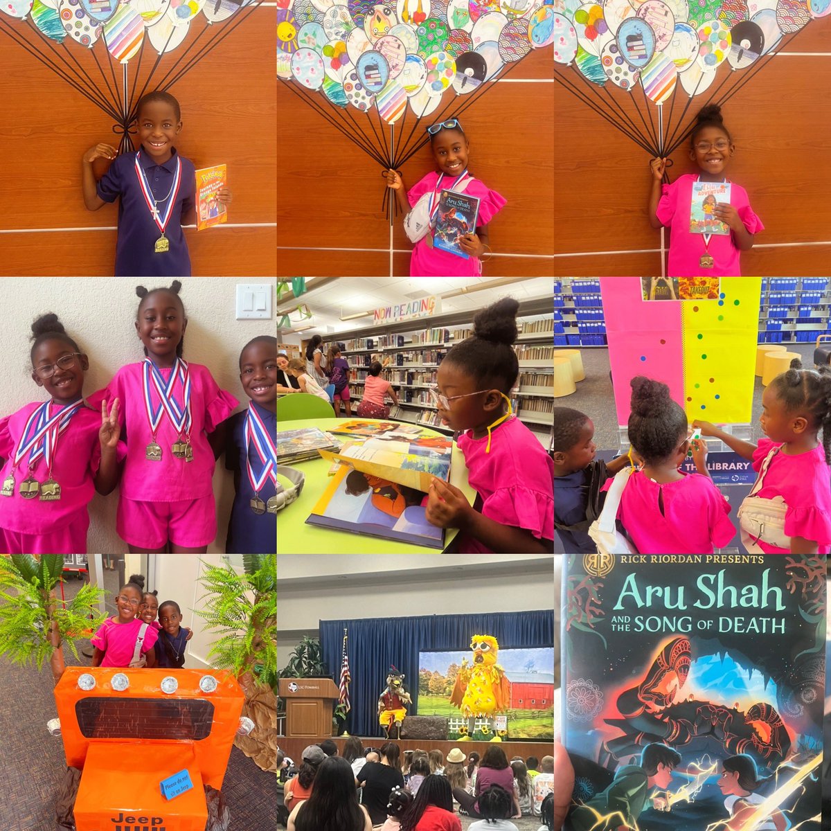 MrHawkinsMEd's tweet image. Our visit to @tomballlibrary today included watching Books Alive: Chicken Big performance, completing a scavenger hunt, selecting new books, and our kiddos picking up their rewards for completing @harriscountypl’s summer reading program! #YearThree #adventurebeginsatyourlibrary