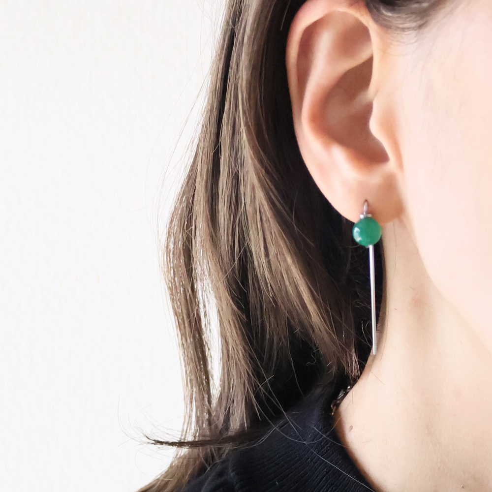 dewdrop_gem's tweet photo. グリーンオニキス 天然石 キャッチレス ロングフック ピアス　サージカルステンレス 316シルバー
https://t.co/dFA7GUp2dX 
@Creema_jpより 

#ステンレス好き
#天然石アクセサリー
#ハンドメイドアクセサリー
#ステンレス好き
＃手作りピアス　＃ピアス
#デジカメ
#オニキス https://t.co/umL1vZoXOq