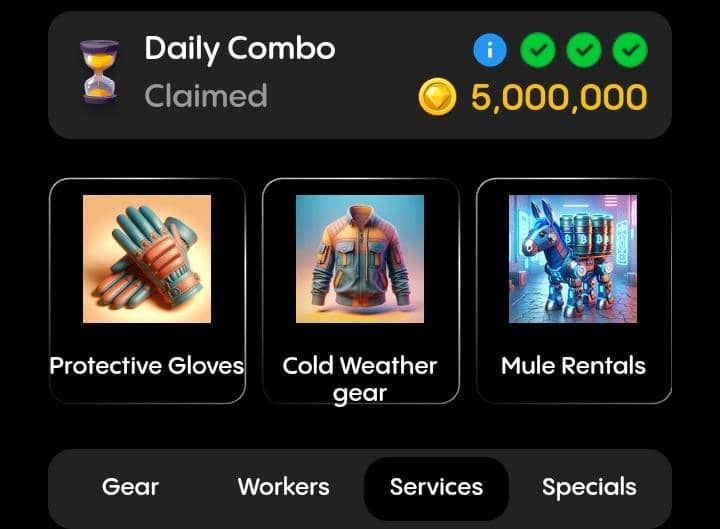 Today's Daily Combo <a href="/gemzfun/">gemzfun</a> #gemz #ton #TONBlockchain #TON #MiniApp #Tapping #TelegramMining #mining

t.me/gemzcoiN_bot/t…

Join our whatsapp group 👇🏽 
chat.whatsapp.com/JQuTihW5pGpEas…